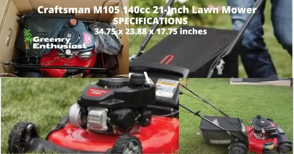Craftsman M105 140cc 21 Inch Lawn Mower