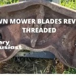 LAWN MOWER BLADES REVERSE THREADED