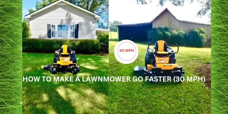 How to make a lawnmower go faster 30 Mph