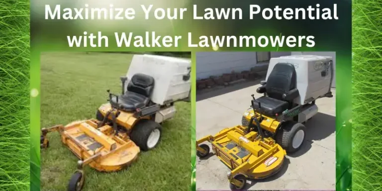 Maximize Your Lawn’s Potential with Walker Lawnmowers