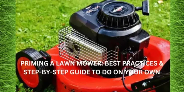 Priming a Lawn Mower: Best Practices & Step-by-Step Guide to Do on Your Own