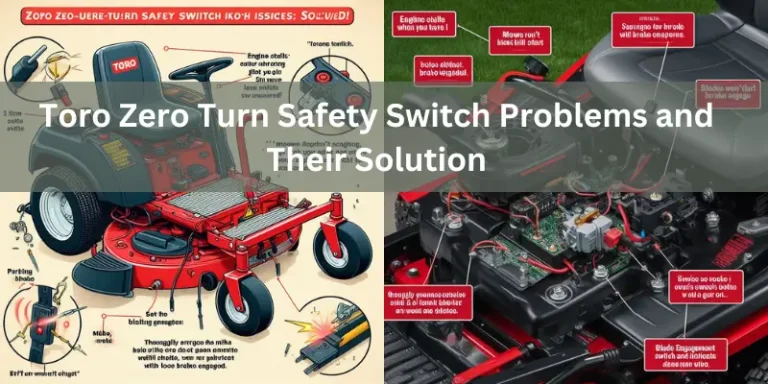 Toro Zero Turn Safety Switch Problems and Their Solution