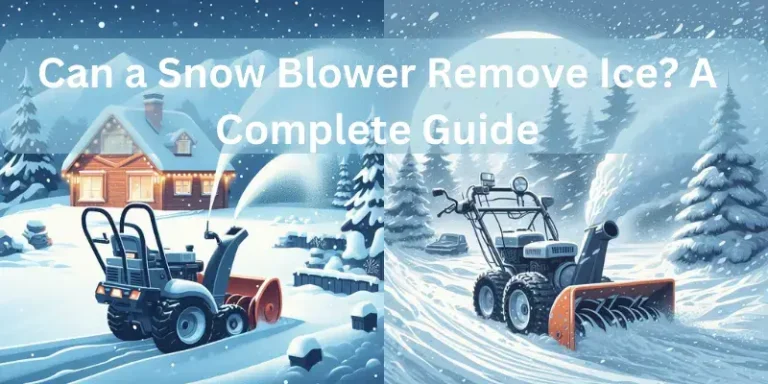 Can a Snow Blower Remove Ice? A Complete Guide