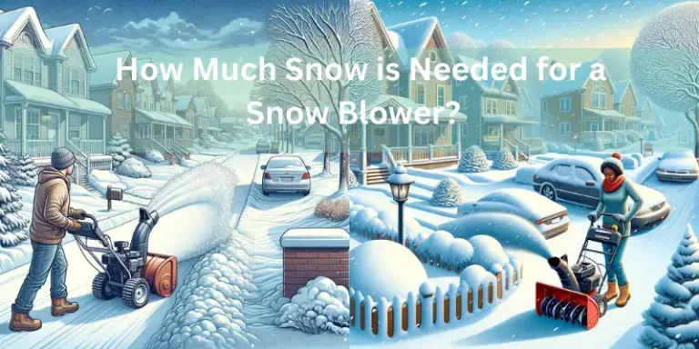 How Much Snow is Needed for a Snow Blower? Understanding Optimal Conditions