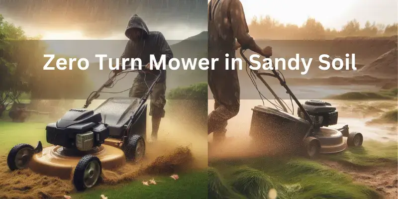Zero Turn Mower in Sandy Soil