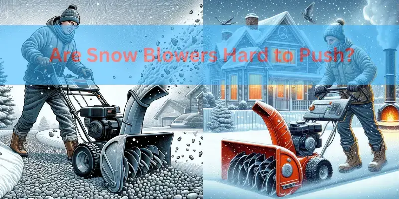 Are Snow Blowers Hard to Push