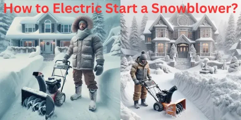 How to Electric Start a Snowblower?