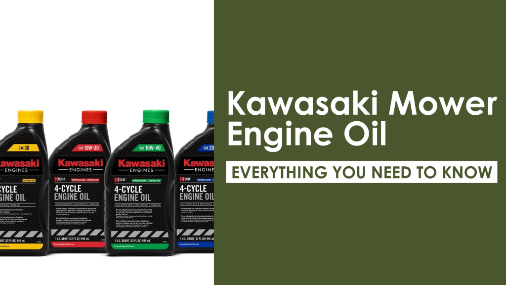 Kawasaki Mower Engine Oil
