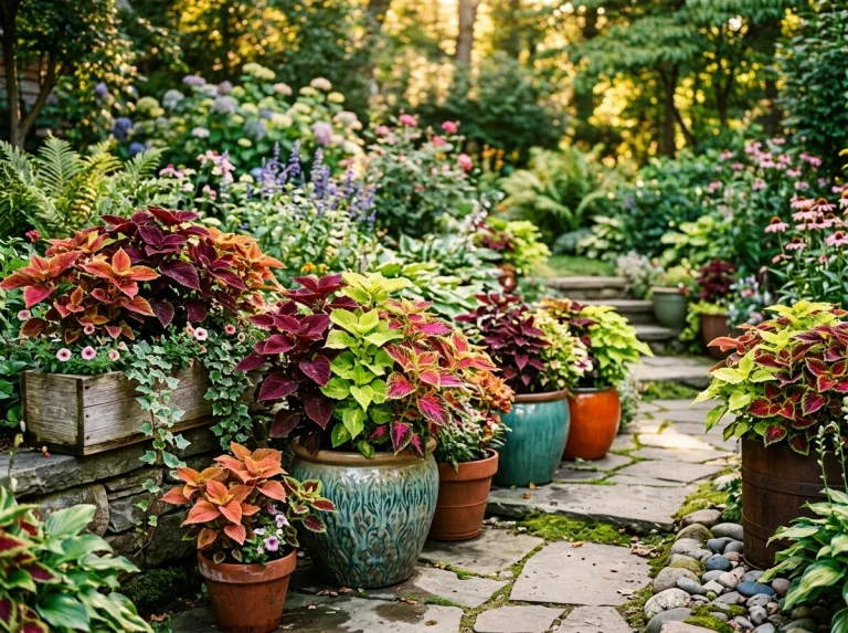 8 Coleus Planter Ideas for Colorful Garden Displays