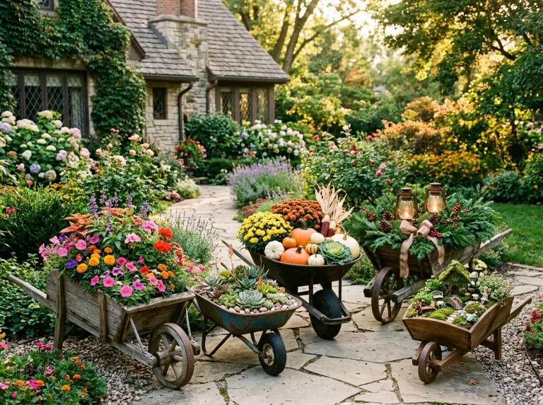 8 Creative Wheelbarrow Planter Ideas for Garden Decor