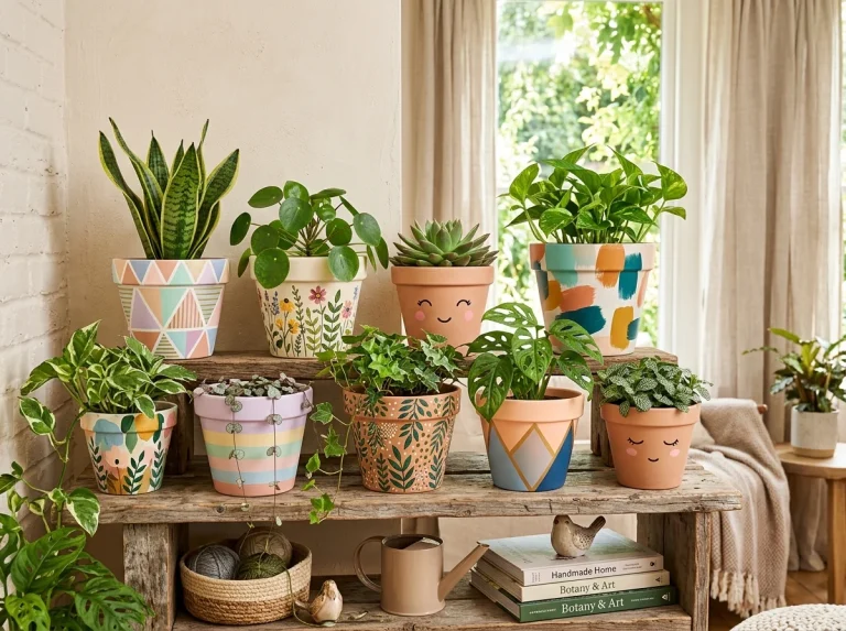08 Easy Plant Pot Painting Ideas for a Creative Home Touch