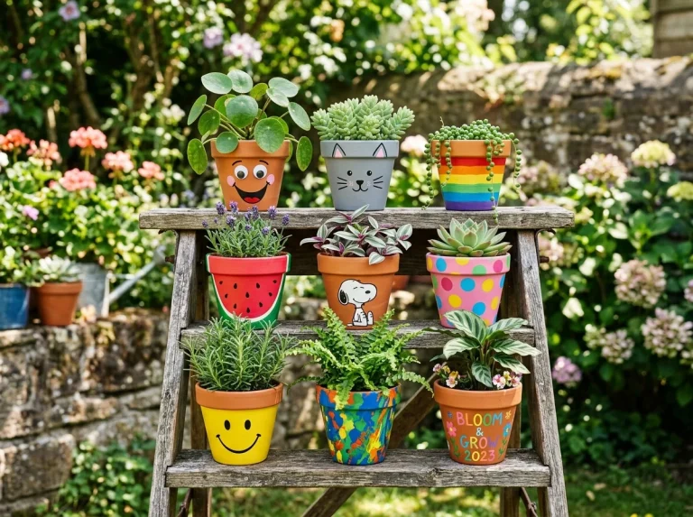 9 Fun Planter Painting Ideas to Transform Old Pots