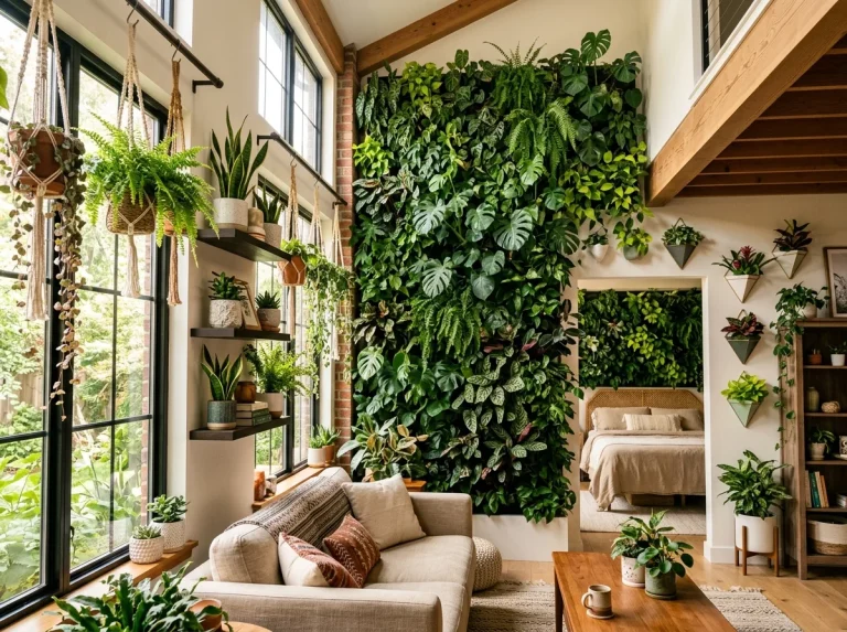 9 Plant Wall Ideas Indoor for a Green Home Makeover