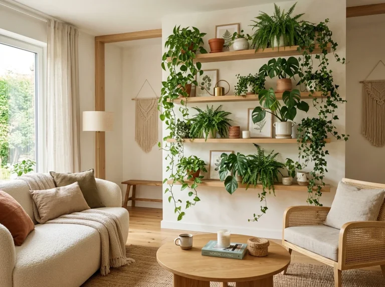 8 Plant Wall Shelf Ideas for Stylish Vertical Plant Displays