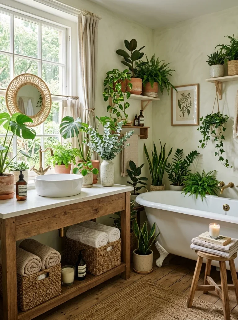 7 Bathroom Plants Ideas for a Fresh Spa-Like Feel