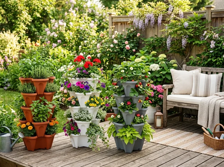 8 Dollar Tree Stackable Planter Ideas on a Budget